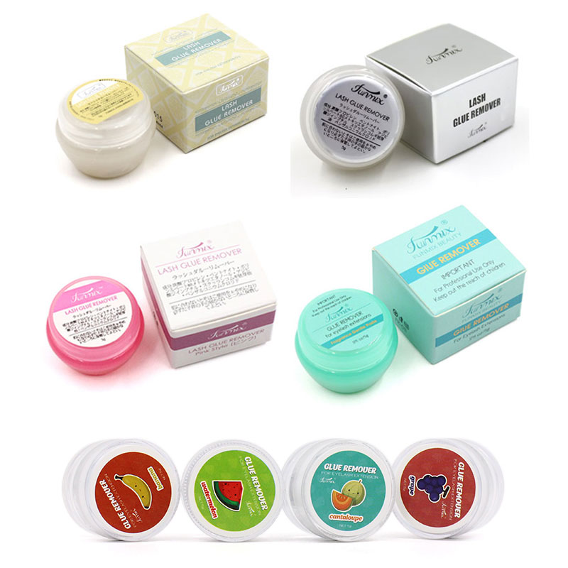 Lash Removal Cream - 10 قطعة نكهة الفاكهة رمش مزيل