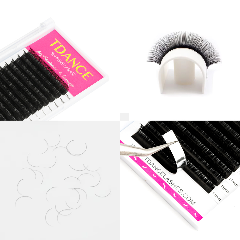 TDANCE رمش تمديد 16 صفوف كوريا - مراجعة Eyelash Extension Russian وسعره