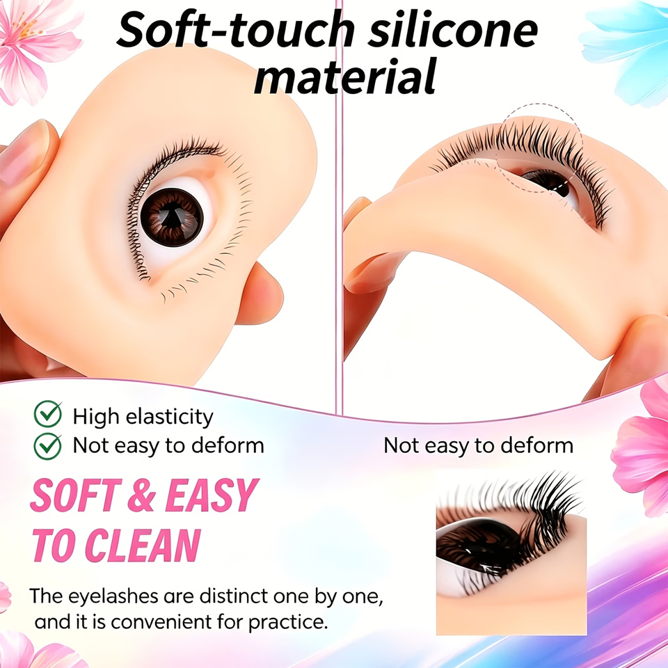 نموذج عيون قابل لإعادة الاستخد - مراجعة Eyelash Extension Doll Eye وسعره