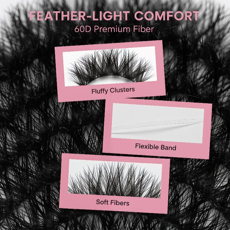 مجموعة واحدة من رموش فردية للت - مراجعة Eyelash Extension Cluster وسعره