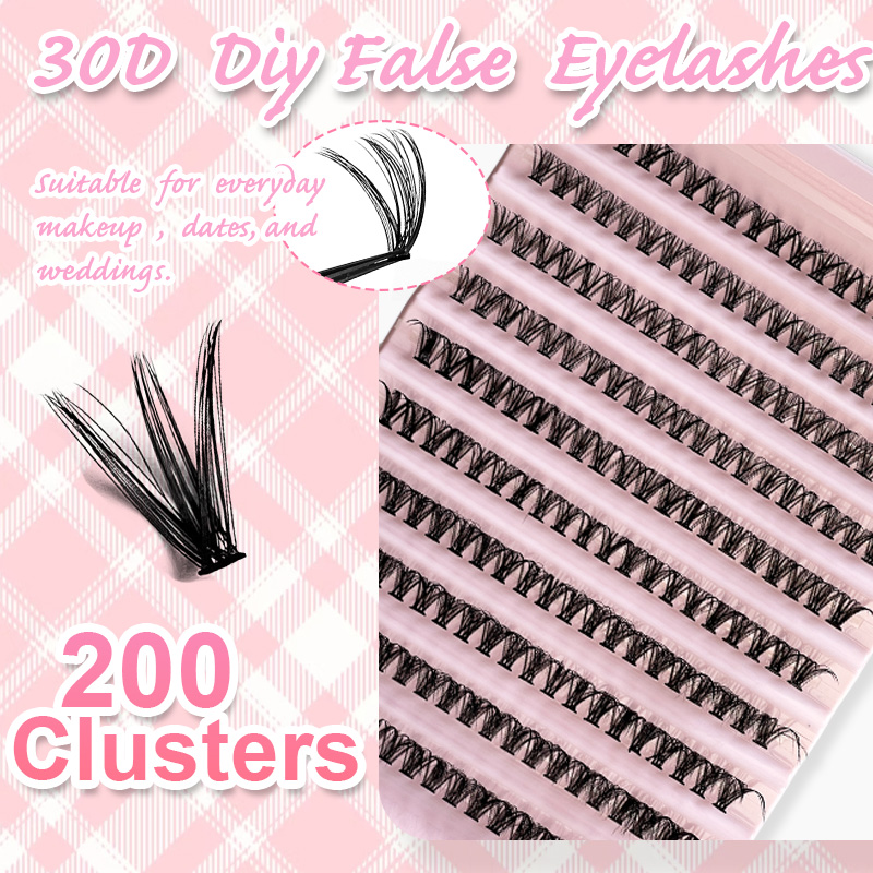 الفردية جلدة رمش tuft 8-16 ملل - مراجعة Eyelash Extension Cluster وسعره