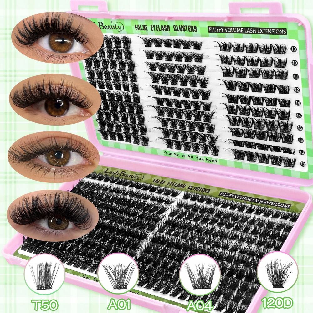 رموش صناعية بمظهر طبيعي، تصميم - مراجعة Eyelash Extension Cluster وسعره
