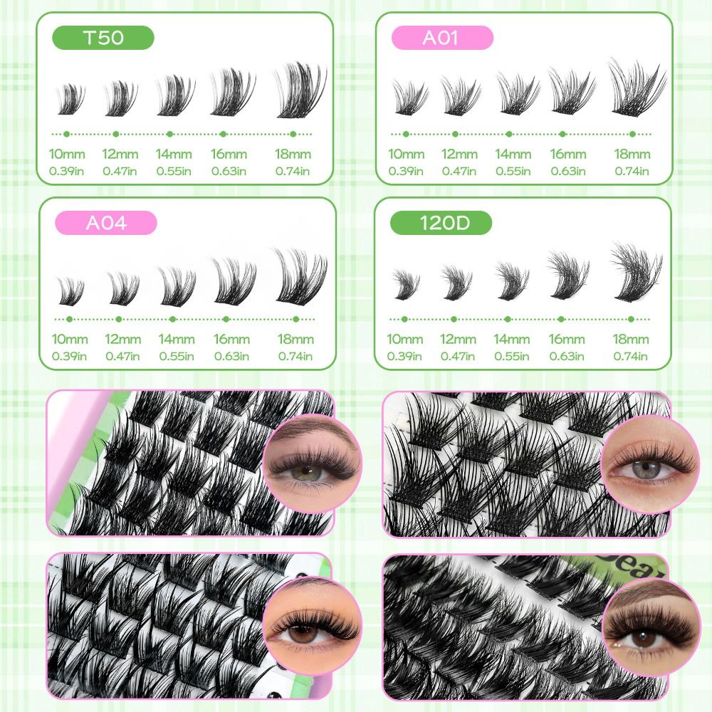 رموش صناعية بمظهر طبيعي، تصميم - مراجعة Eyelash Extension Cluster وسعره