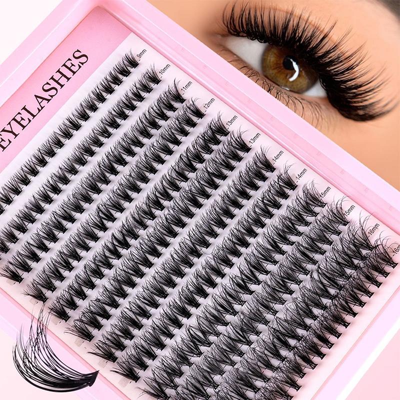 اصنعها بنفسك ﻿ مجموعة رموش صنا - مراجعة Eyelash Extension Cluster وسعره