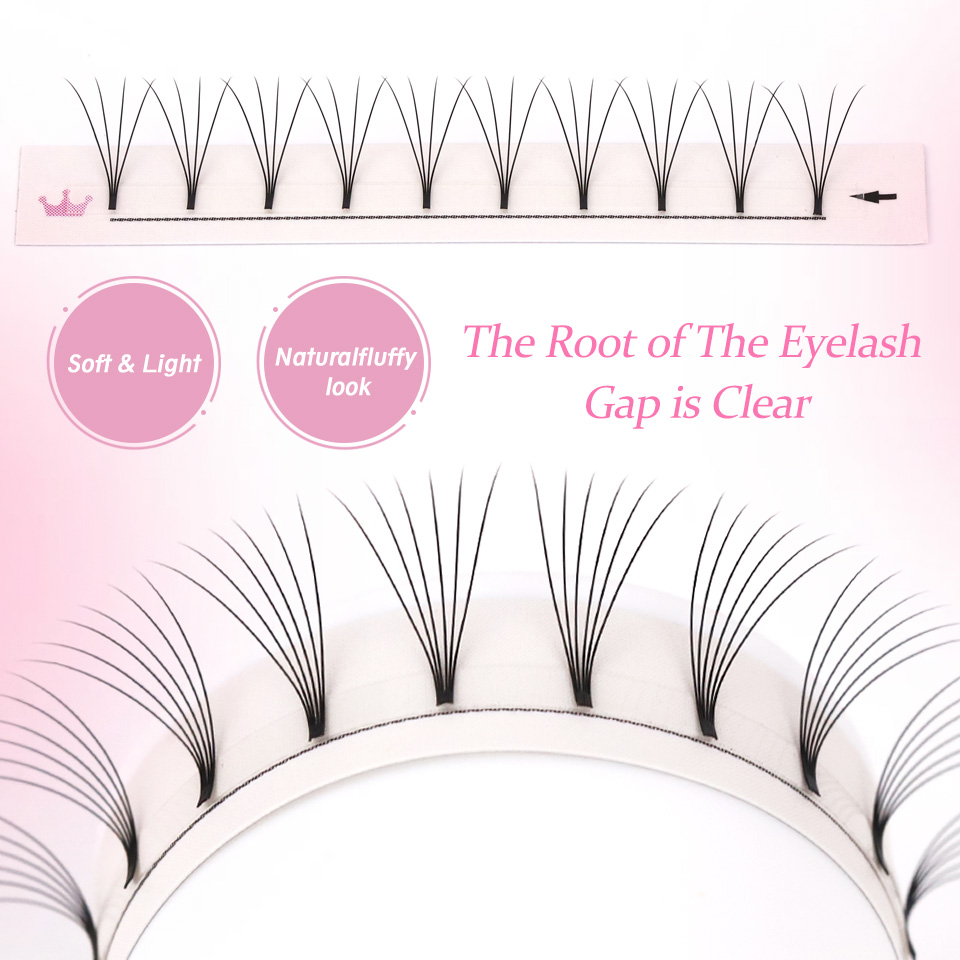 AGUUD مراوح حجم طبيعية ناعمة م - مراجعة Eyelash Extension Russian وسعره