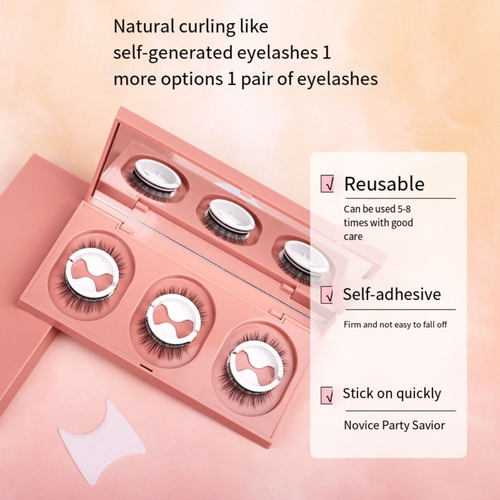 3 أزواج من الرموش الصناعية الق - مراجعة Eyelash Extension Supernatural وسعره
