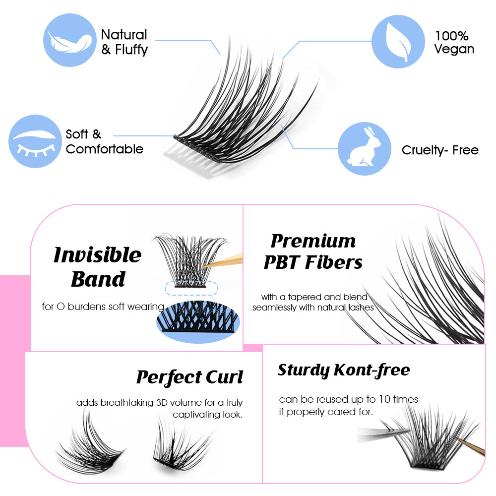 YUANZHIJIE جديد لتقوم بها بنفس - مراجعة Eyelash Extension Supernatural وسعره