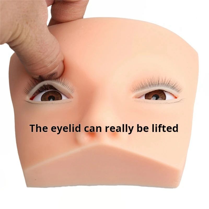 رأس مانيكان جديد حقيقي من 4 طب - مراجعة Eyelash Extension Open Eye وسعره