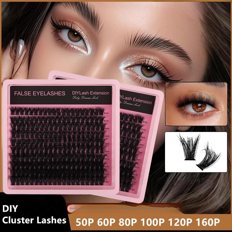 رموش كثيفة منفوشة بتجعيد D من  - مراجعة Eyelash Extension Cluster وسعره