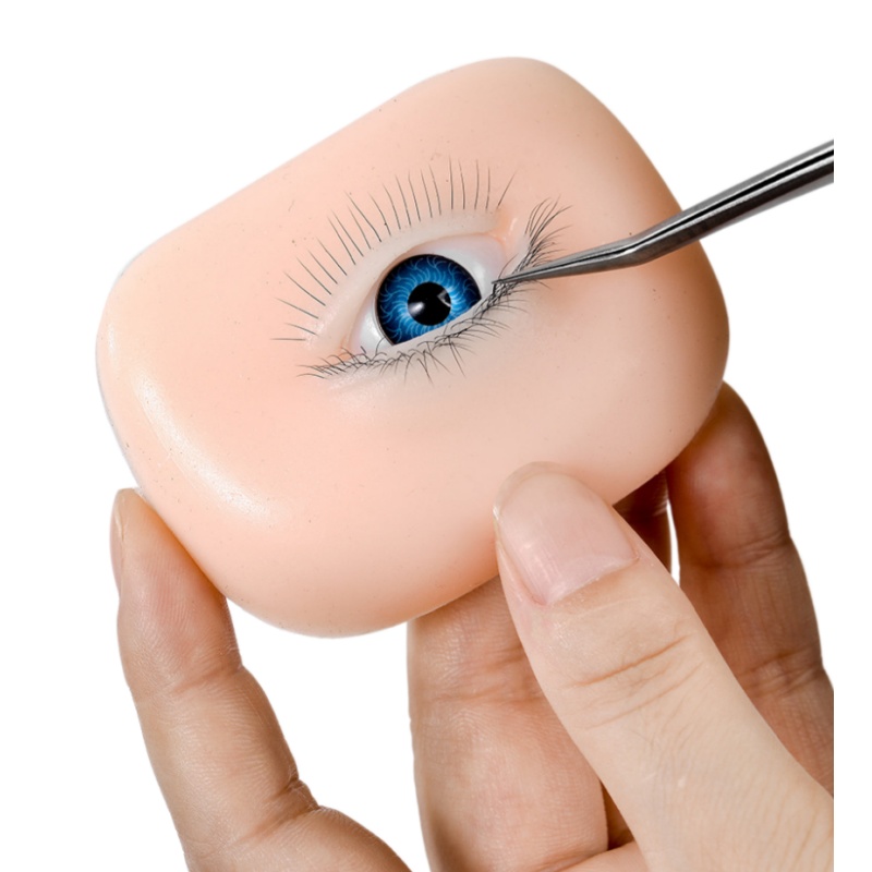 رأس مانيكان واقعي ثلاثي الطبقا - مراجعة Eyelash Extension Open Eye وسعره