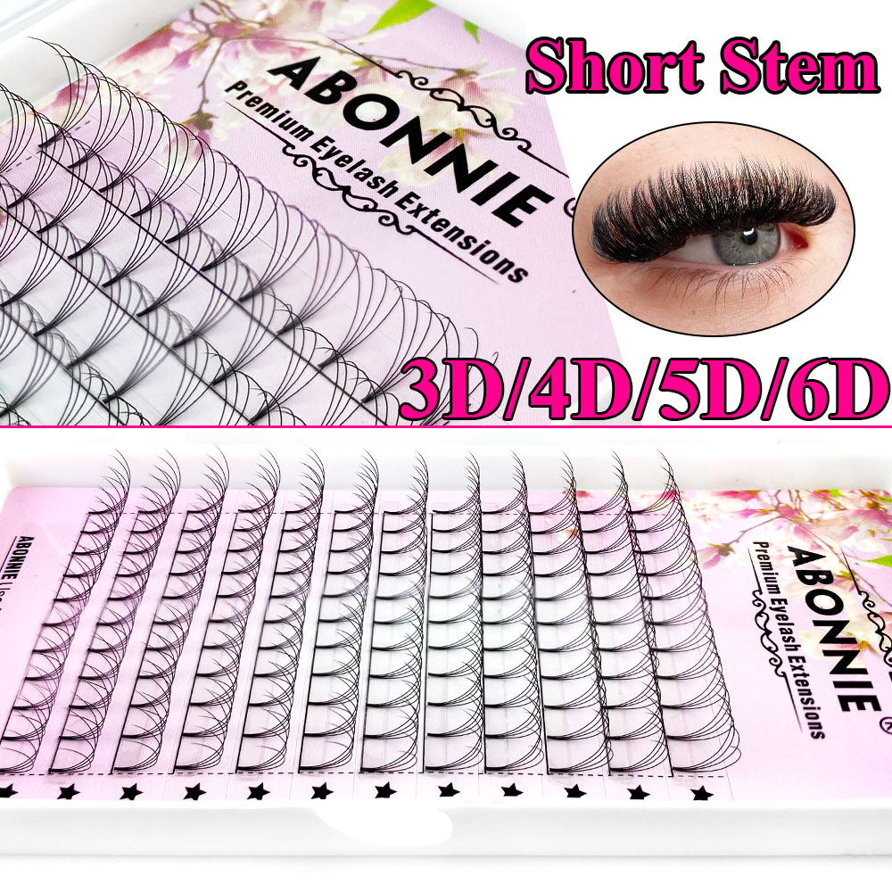 مروحة رموش أبوني 6D ضيقة جاهزة - مراجعة Eyelash Extension Russian وسعره