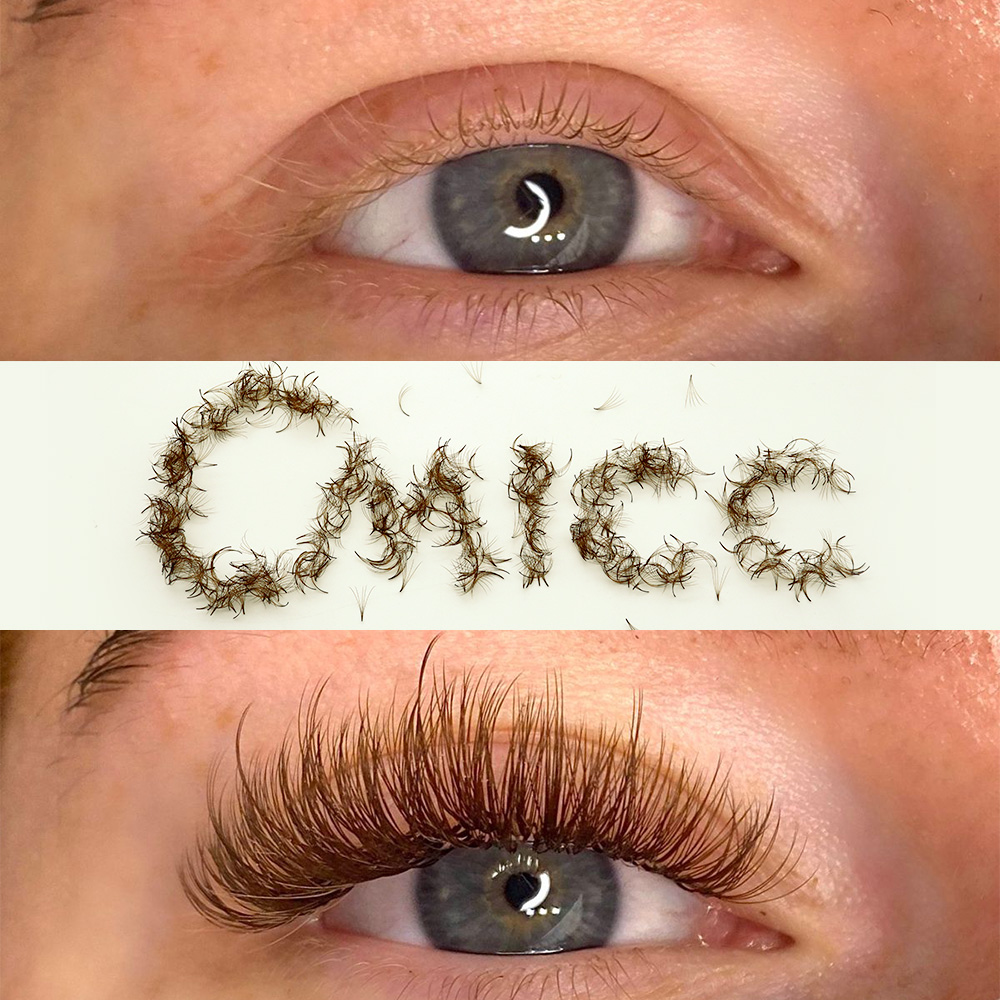 CMICC 5D 7 مللي متر 15 مللي مت - مراجعة Eyelash Extension Russian وسعره