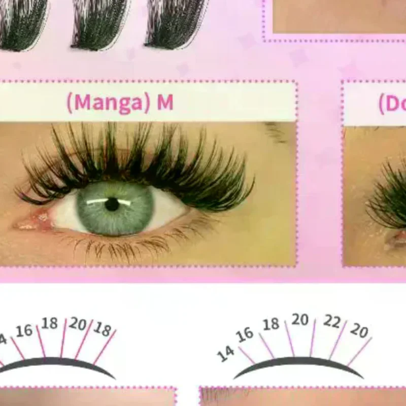 طقم رموش كثيفة، رموش فردية مدب - مراجعة Eyelash Extension Cluster وسعره