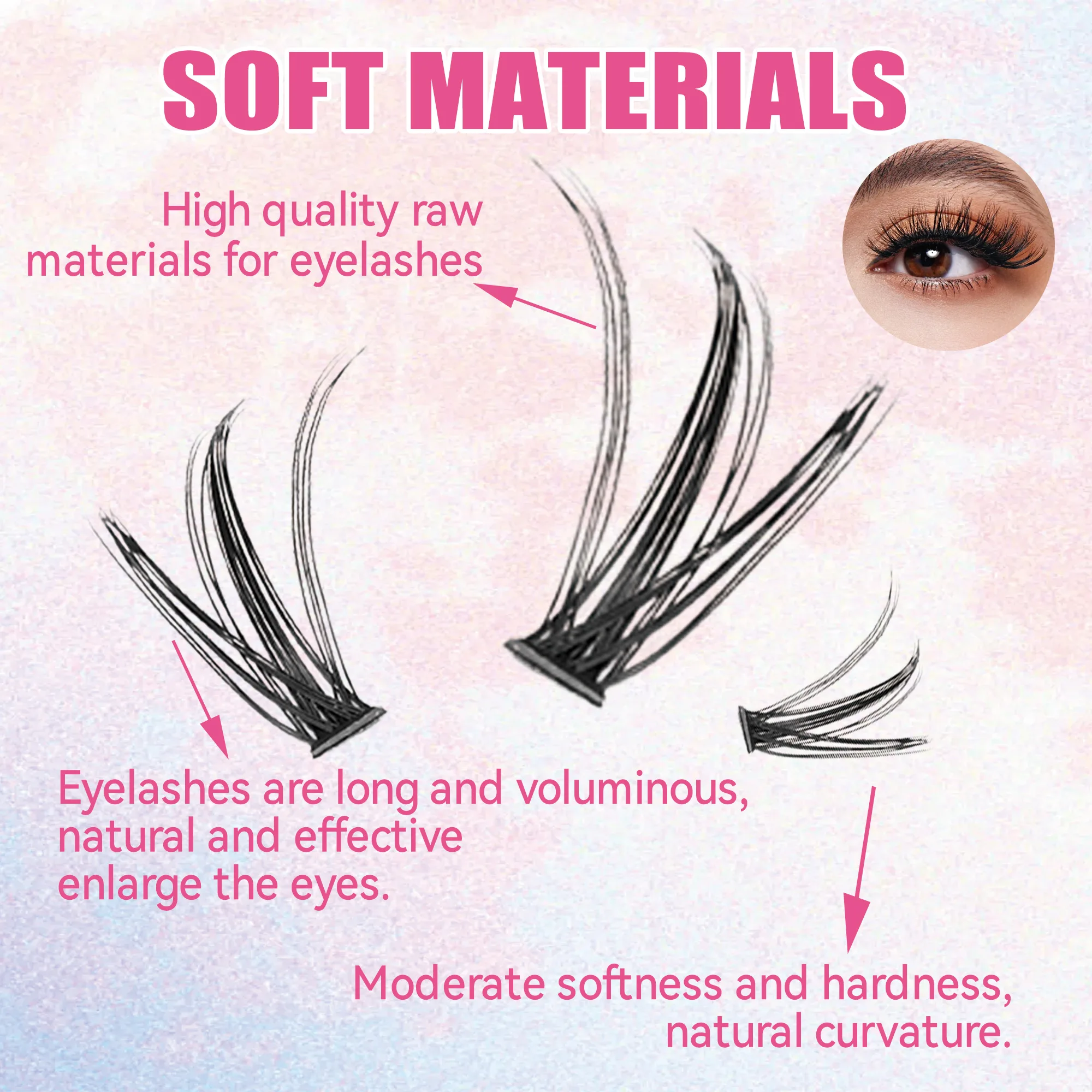رموش 200 قطعة، مجموعات رموش، أ - مراجعة Eyelash Extension Full Set وسعره