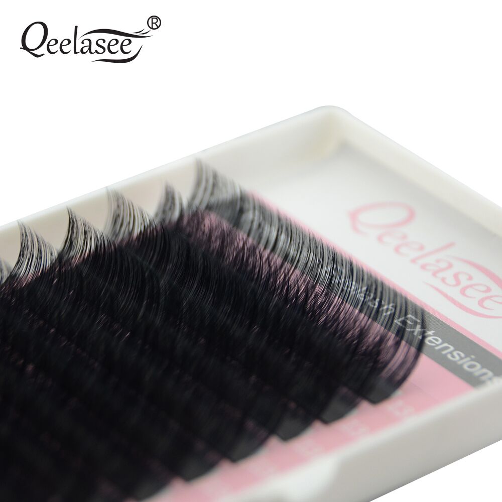 Qeelasee فو المنك الفردية رمش  - مراجعة Eyelash Extension Russian وسعره