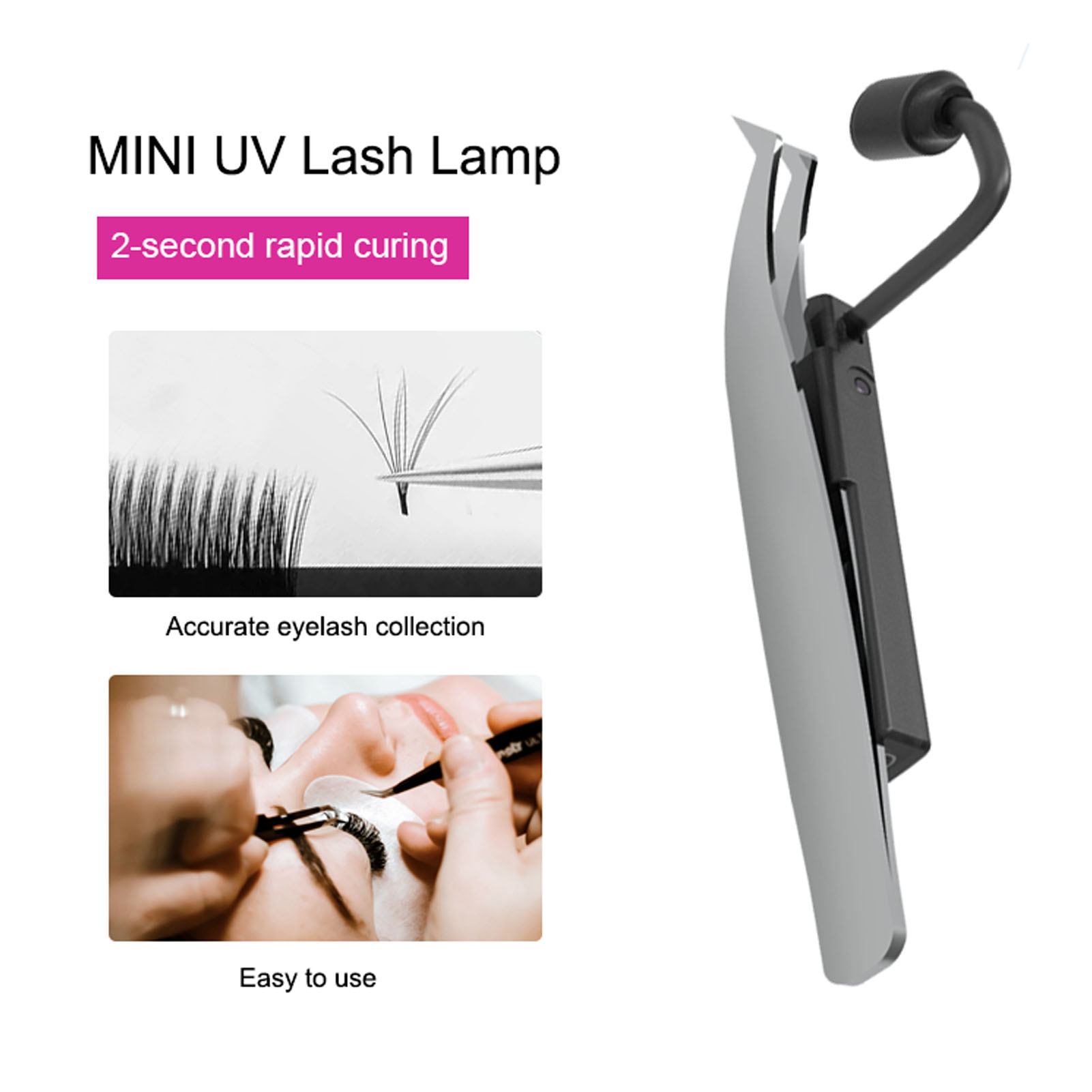 مصباح LED لرموش العين بقوة 1 و - مراجعة Eyelash Extension Maps وسعره