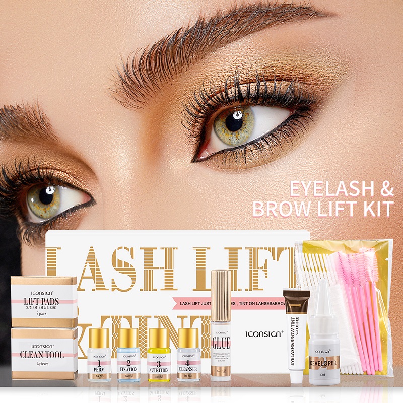 ICONSIGN لاش رفع وتلوين عدة ال - مراجعة Eyelash Extension Full Set وسعره