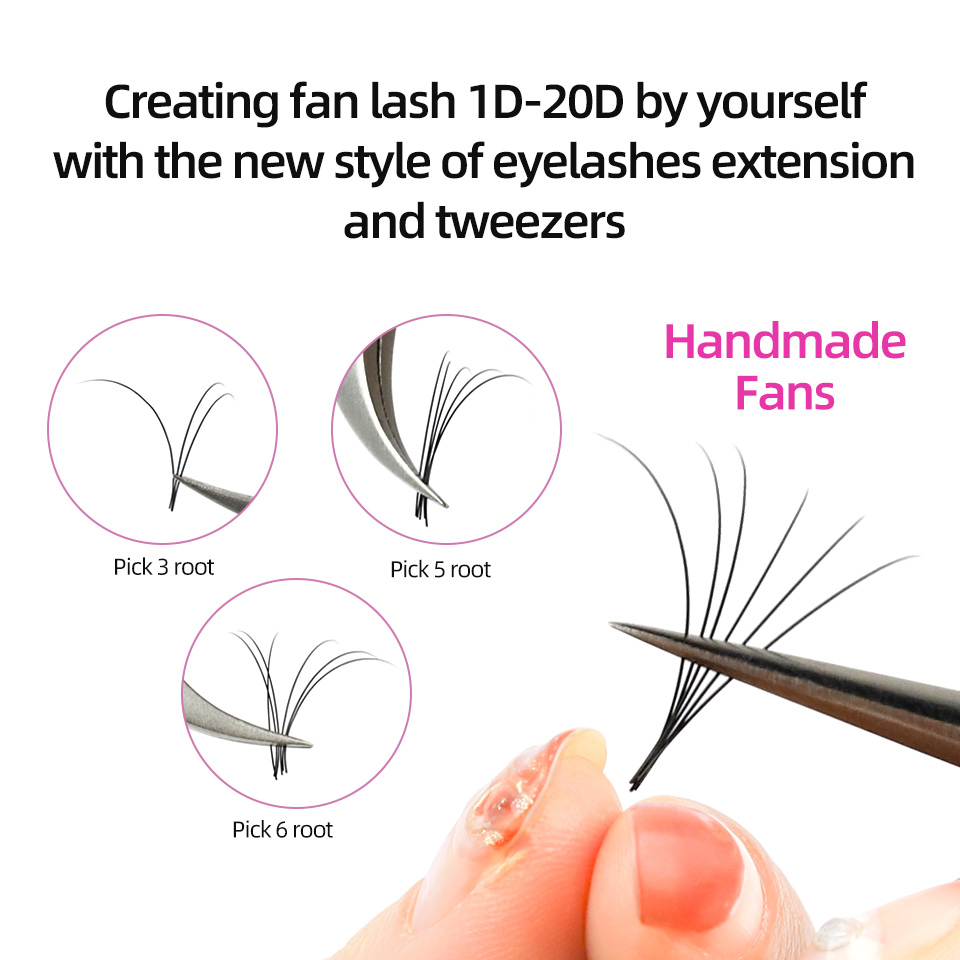 RUJADE 5 حالات/مجموعة ملحقات ر - مراجعة Eyelash Extension Russian وسعره