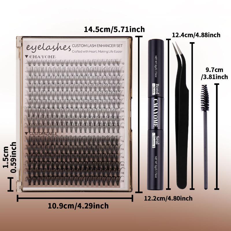 طقم رموش صناعية ثلاثية الأبعاد - مراجعة Eyelash Extension Cluster وسعره